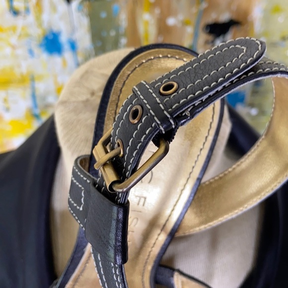 Marc Fisher Open Toe Leather Shoes - Picture 8 of 11